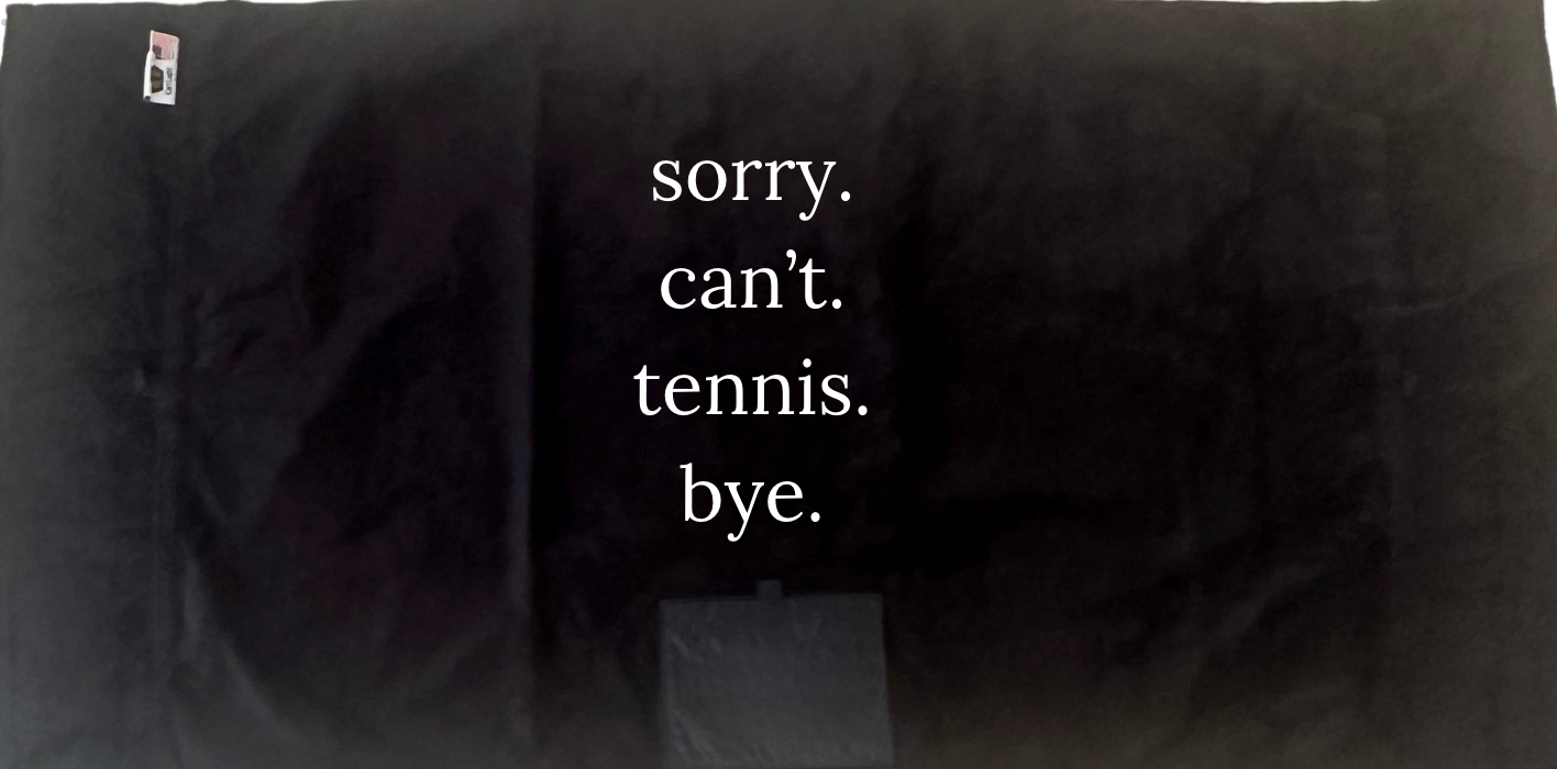 sorry cant tennis bye Golf Cart Seat Blanket